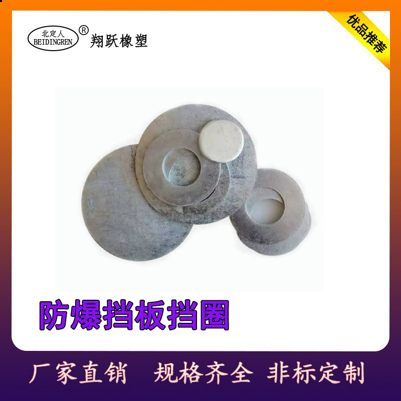 Explosion proof baffle retaining ring