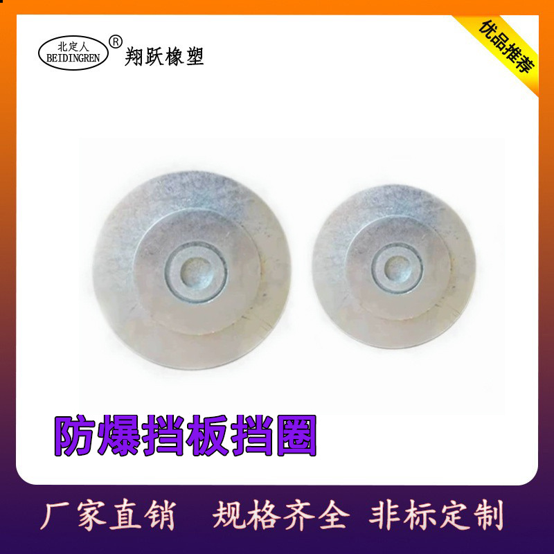 Explosion proof baffle retaining ring