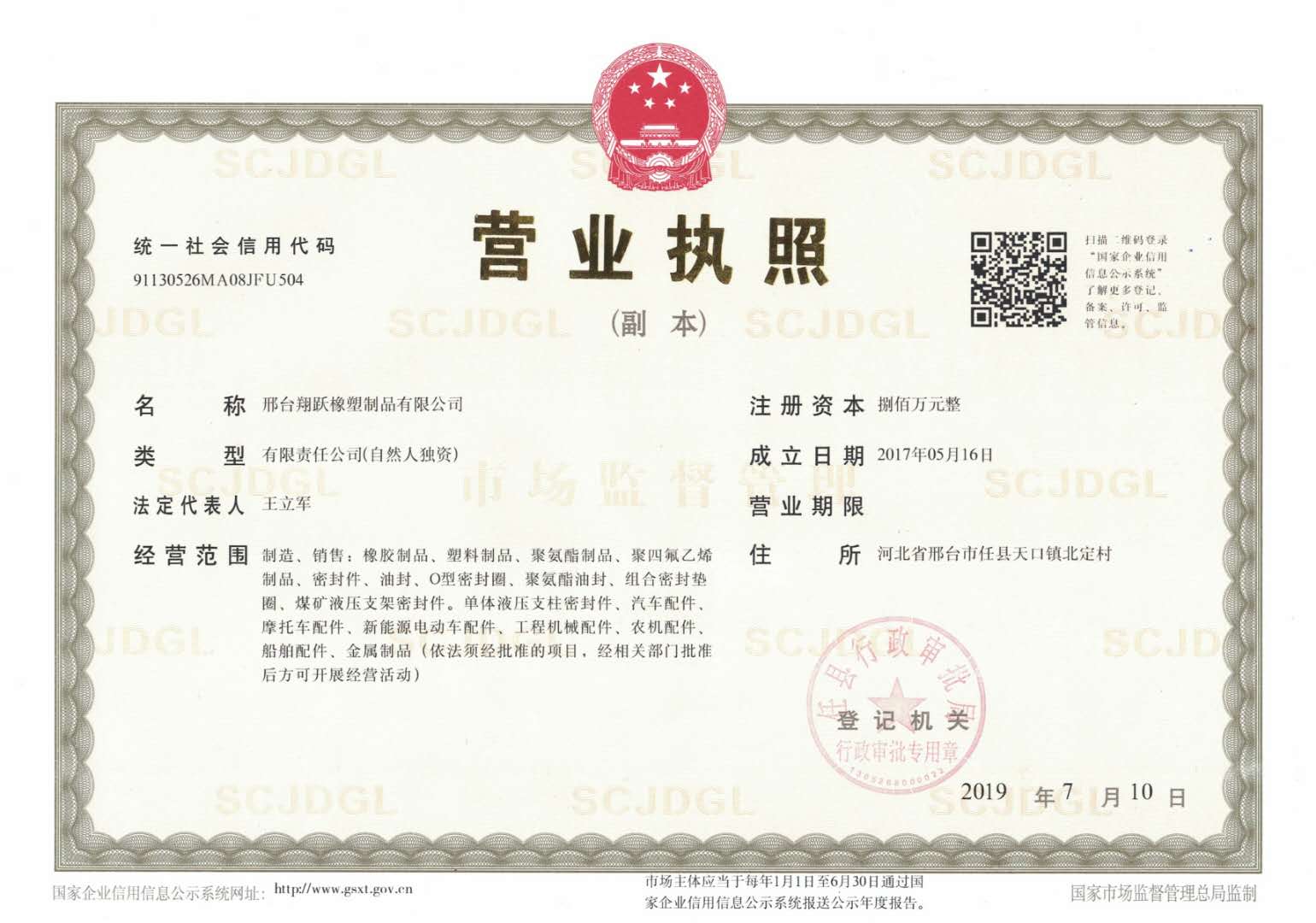 Company License